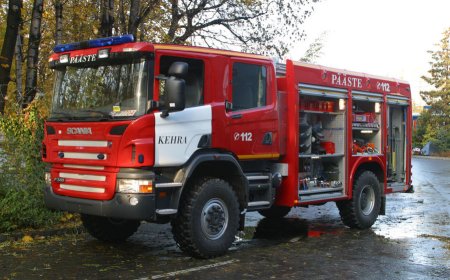Põleng mahajäetud majas Kiiu alevikus
