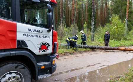 Päästeameti sündmused Kuusalu vallas  6-9 juuni