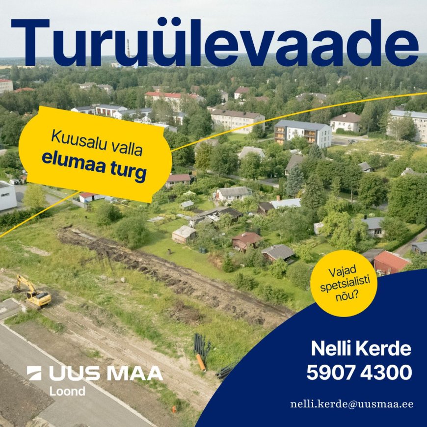 Kuusalu valla hoonestamata elamumaade turuülevaade