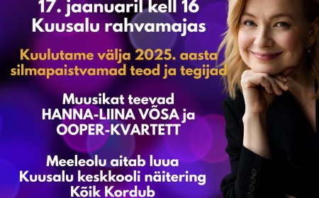 Kuusalu vald kutsub tasuta tänukontserdile: Tunnustatakse 2025. aasta tegijaid ja pakutakse tippmuusikat!