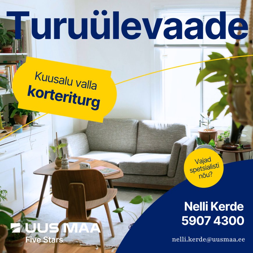 Kuusalu valla korterituru ülevaade 2025 III. kvartal