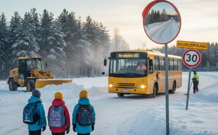 Julge pealehakkamine lühendas laste kooliteed mitme kilomeetri võrra