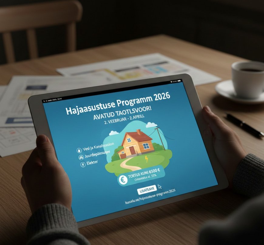 Ära maga maha: Hajaasustuse programm pakub kuni 6500 € toetust!