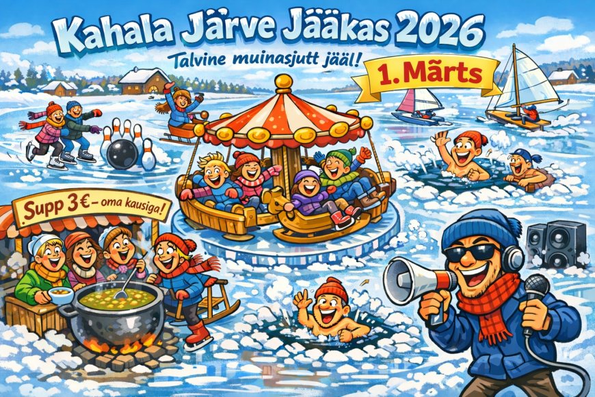 Talvine muinasjutt Kahala järvel: Jääkas 2026 kutsub külla!