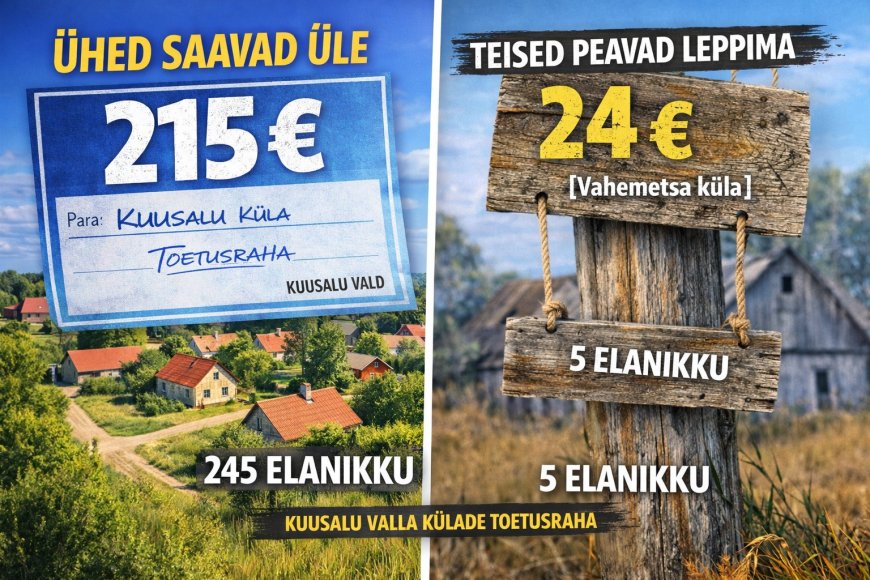 Kuusalu vald jagab küladele toetust: 2026. aastal suunatakse kogukondadesse ligi 5000 eurot
