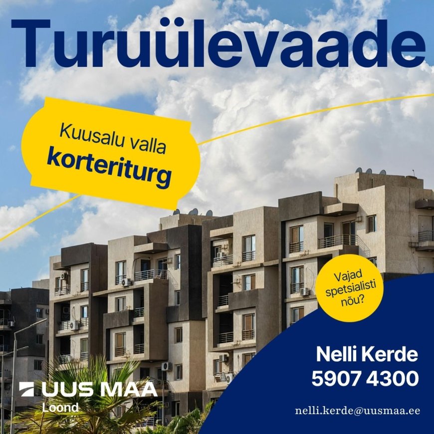 Kuusalu valla korterite turuülevaade 2026. aasta I kvartali seisuga