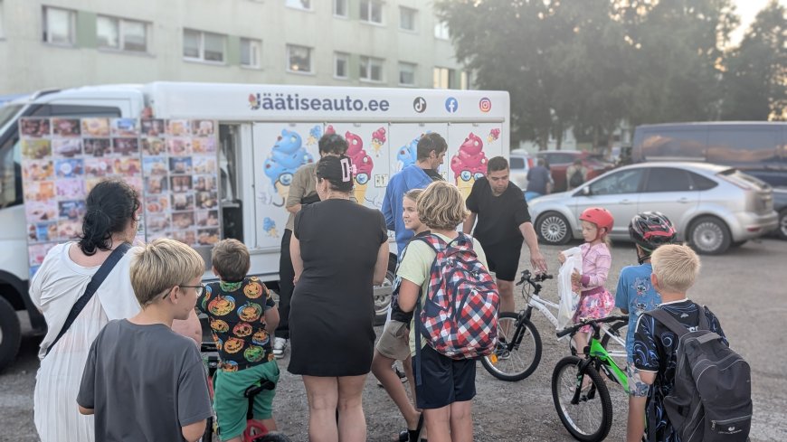 Magus neljapäev: Jäätiseauto jõudis Kuusalu valda! Vaata täpset graafikut ja peatuseid