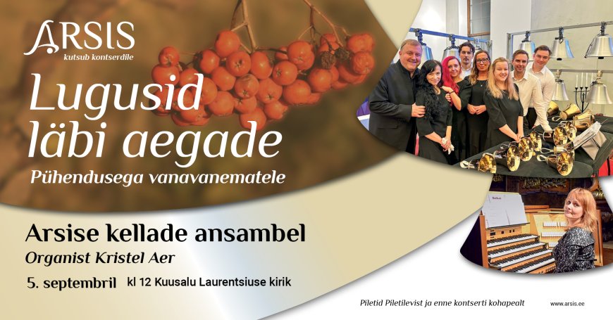 Kakskümmend aastat pole Arsise käsikellasid Kuusalus nähtud-kuuldud, nüüd avaneb see võimalus taas!